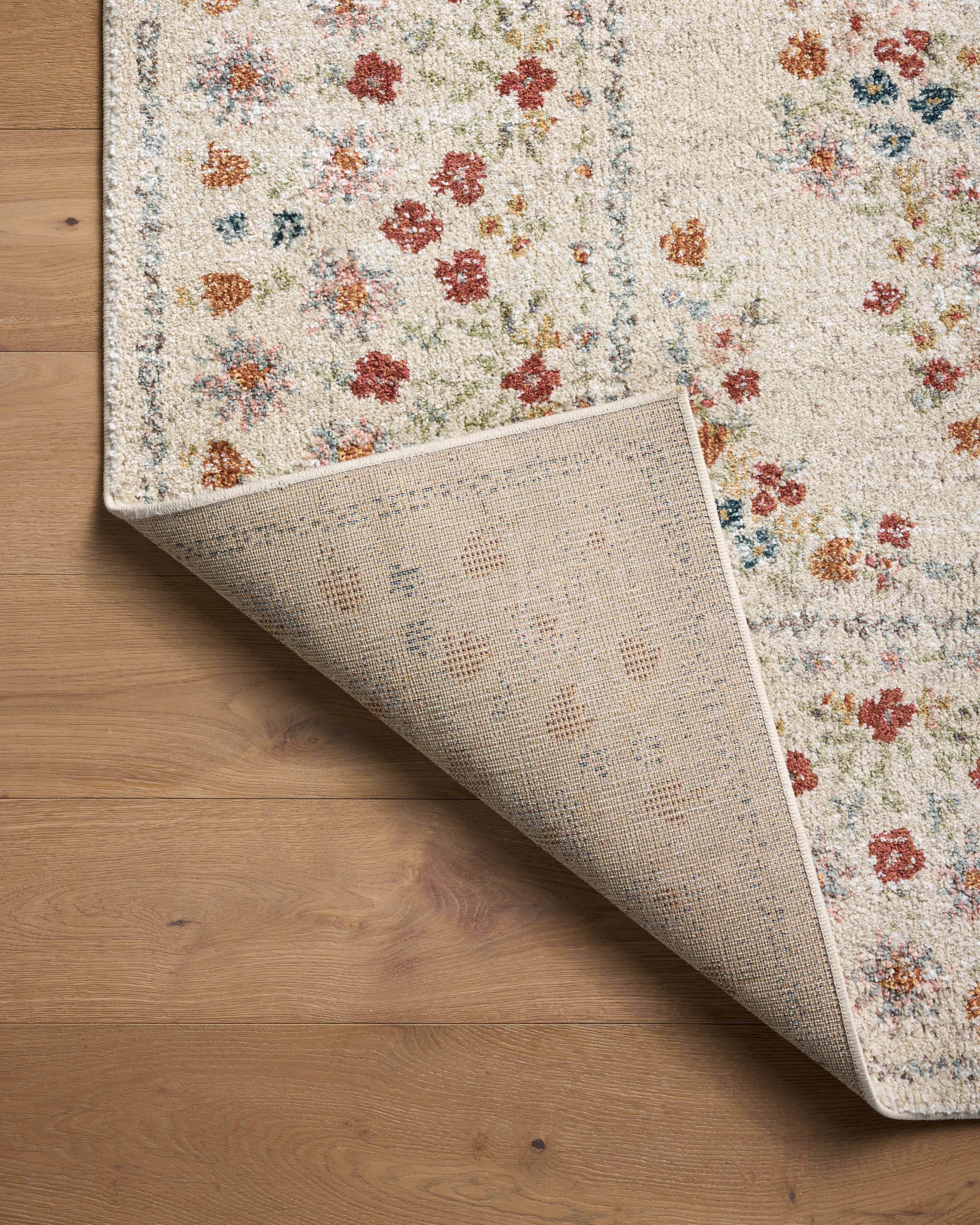 Rifle Paper Co. x Loloi Laurel Eleanor Linen Rug 0-RUGS-patterned Loloi