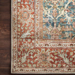 Loloi Layla Ocean / Rust Rug 1-patterned Loloi