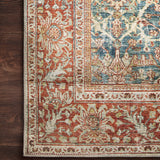Loloi Layla Ocean / Rust Rug 1-patterned Loloi