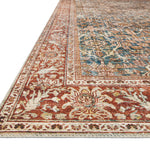 Loloi Layla Ocean / Rust Rug 1-patterned Loloi