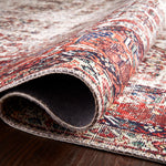Loloi Layla Ivory / Brick Rug patterned rugs Loloi
