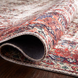 Loloi Layla Ivory / Brick Rug patterned rugs Loloi