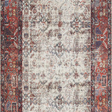 Loloi Layla Ivory / Brick Rug patterned rugs Loloi