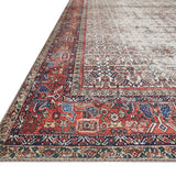 Loloi Layla Ivory / Brick Rug patterned rugs Loloi