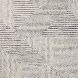 Loloi Levitt Shag Ivory / Grey Rug 0-RUGS-patterned Loloi