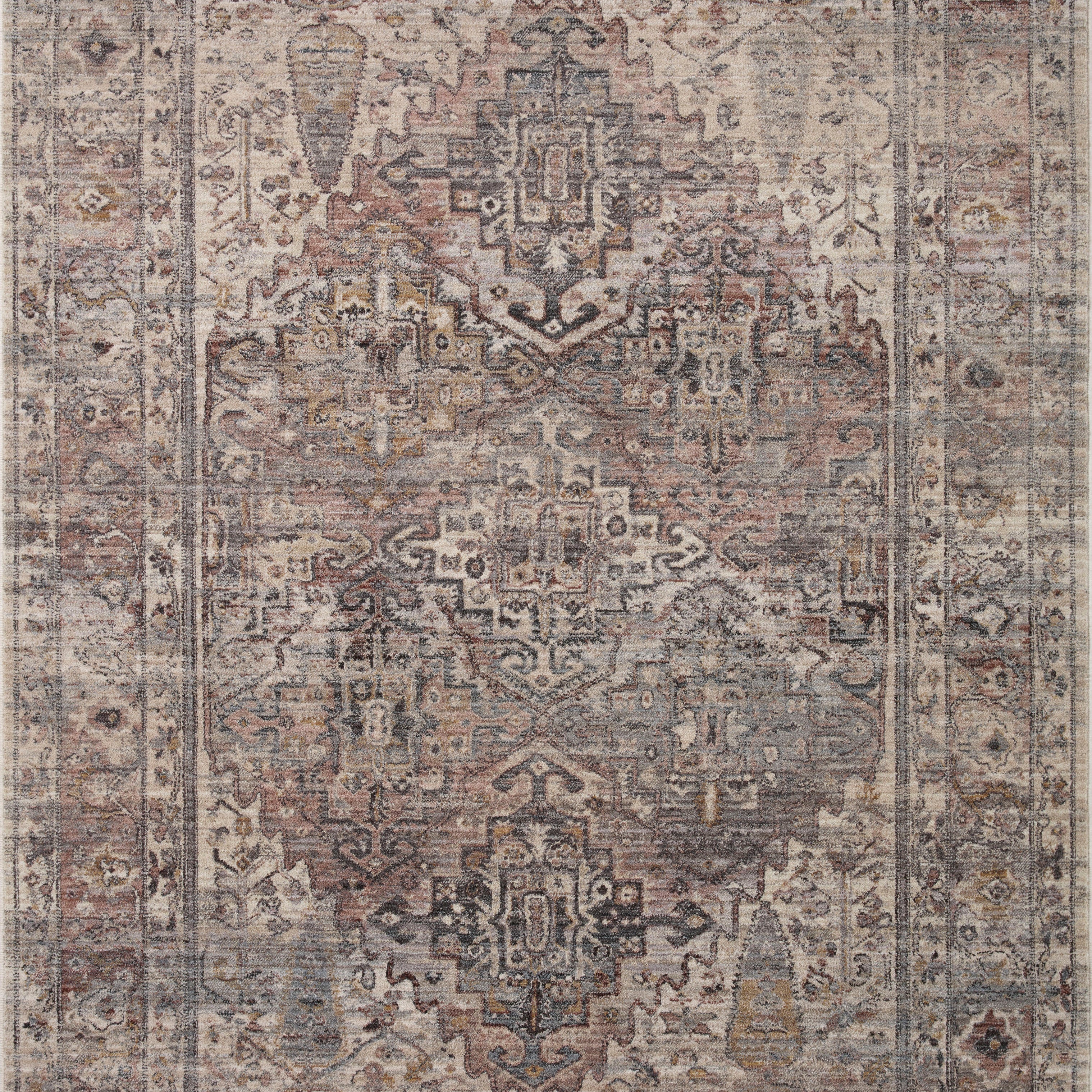 Loloi Lyra Sunset / Silver Rug 0-RUGS-patterned Loloi