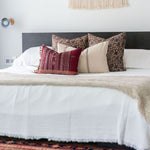 Layla Floral Pillow Cover 2 - PILLOWS - block print - warm Rug & Weave Pillows