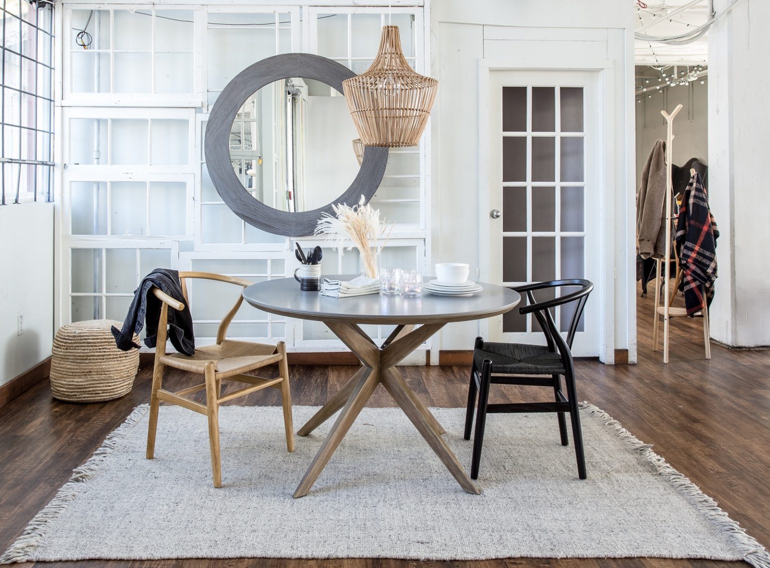 FLOOR MODEL - Lennie Pendant Light / Natural LIGHTING - pendant Style in Form