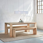 Gus* Modern Plank Dining Table 9 - b - FURNITURE - dining table - rectangle Gus