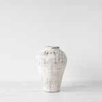 Lily Vintage White Pot - Small 1-VINTAGE-pot Hauer Market