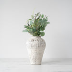 Lily Vintage White Pot - Small 1-VINTAGE-pot Hauer Market