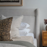 Aja Floral Pillow Cover 00-1 - PILLOWS - block print - neutral Rug & Weave Pillows
