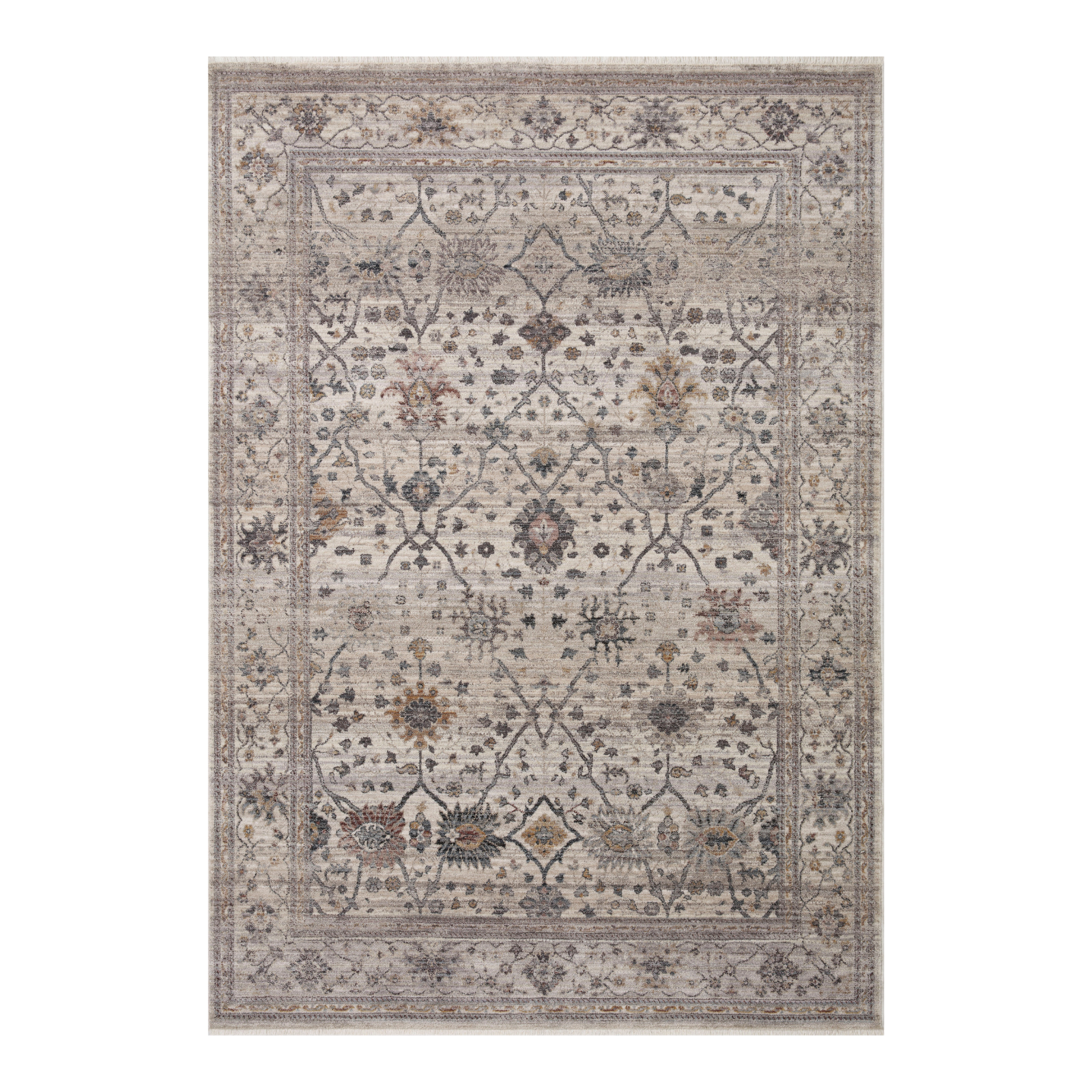 Loloi Lyra Pebble / Multi Rug 0-RUGS-patterned Loloi 18" x 18" sample