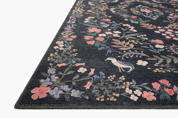 Rifle Paper Co. X Loloi/ Maison Tuileries Black Rug 3 - RUGS - patterned Loloi