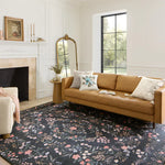 Rifle Paper Co. X Loloi/ Maison Tuileries Black Rug 3 - RUGS - patterned Loloi