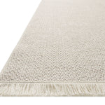 OVERSTOCK RUG - Amber Lewis x Loloi Malibu Ivory / Dove Rug No. 01 - 5'1" x 7'7" IN STORE - Sale Rugs Loloi