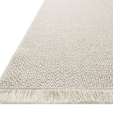 OVERSTOCK RUG - Amber Lewis x Loloi Malibu Ivory / Dove Rug No. 01 - 5'1" x 7'7" IN STORE - Sale Rugs Loloi