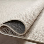 OVERSTOCK RUG - Amber Lewis x Loloi Malibu Ivory / Dove Rug No. 01 - 5'1" x 7'7" IN STORE - Sale Rugs Loloi
