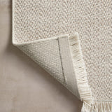 OVERSTOCK RUG - Amber Lewis x Loloi Malibu Ivory / Dove Rug No. 01 - 5'1" x 7'7" IN STORE - Sale Rugs Loloi