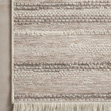 Amber Lewis x Loloi Malibu Ivory / Dove Rug No. 02 5-Rugs - indoor/outdoor Loloi