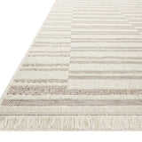 Amber Lewis x Loloi Malibu Ivory / Dove Rug No. 03 5-Rugs - indoor/outdoor Loloi
