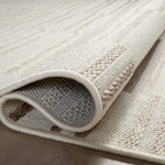 Amber Lewis x Loloi Malibu Ivory / Dove Rug No. 03 5-Rugs - indoor/outdoor Loloi