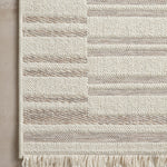 Amber Lewis x Loloi Malibu Ivory / Dove Rug No. 03 5-Rugs - indoor/outdoor Loloi