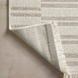 Amber Lewis x Loloi Malibu Ivory / Dove Rug No. 03 5-Rugs - indoor/outdoor Loloi