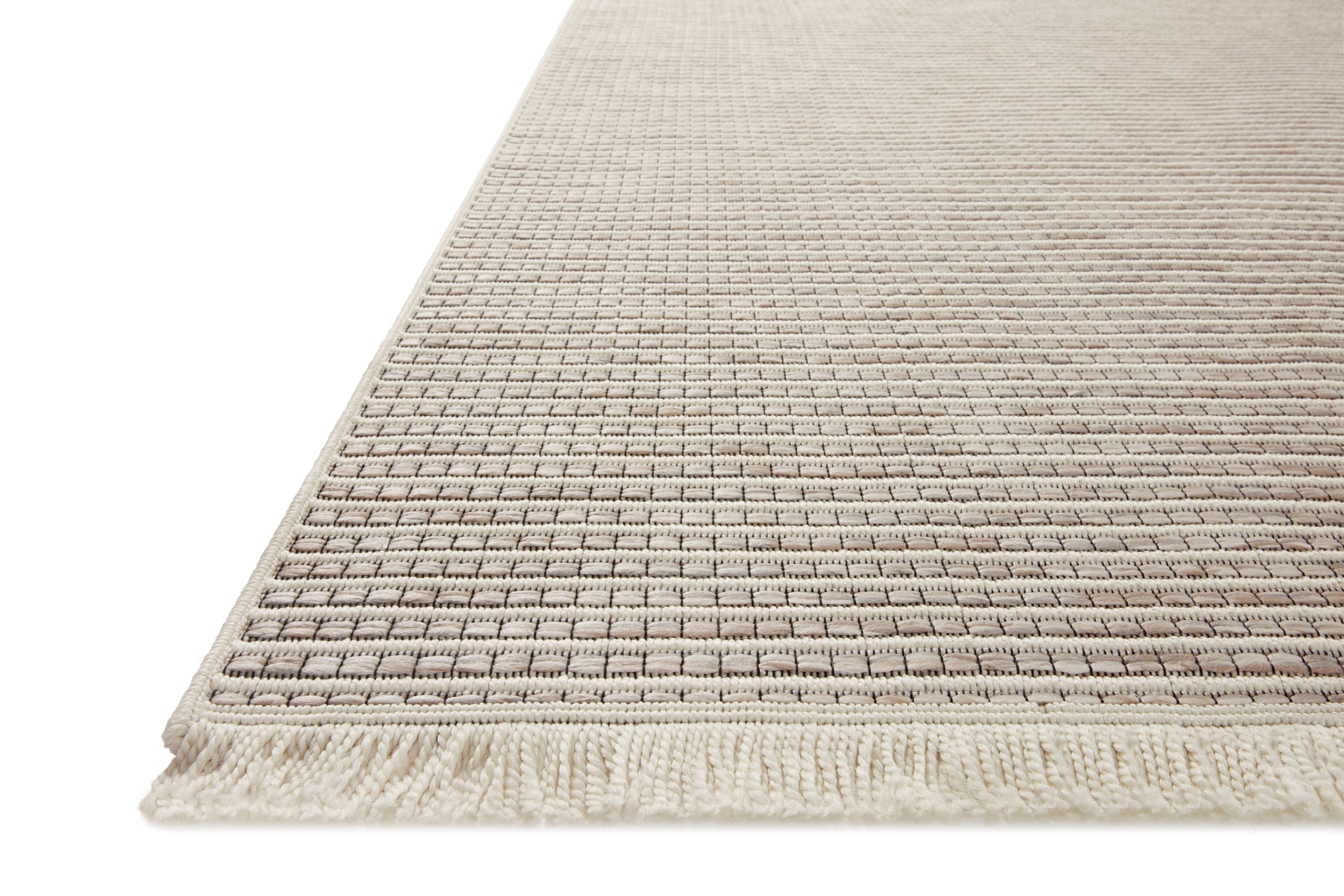 Amber Lewis x Loloi Malibu Ivory / Dove Rug No. 04 5-Rugs - indoor/outdoor Loloi