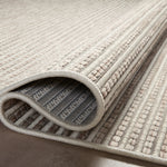 Amber Lewis x Loloi Malibu Ivory / Dove Rug No. 04 5-Rugs - indoor/outdoor Loloi