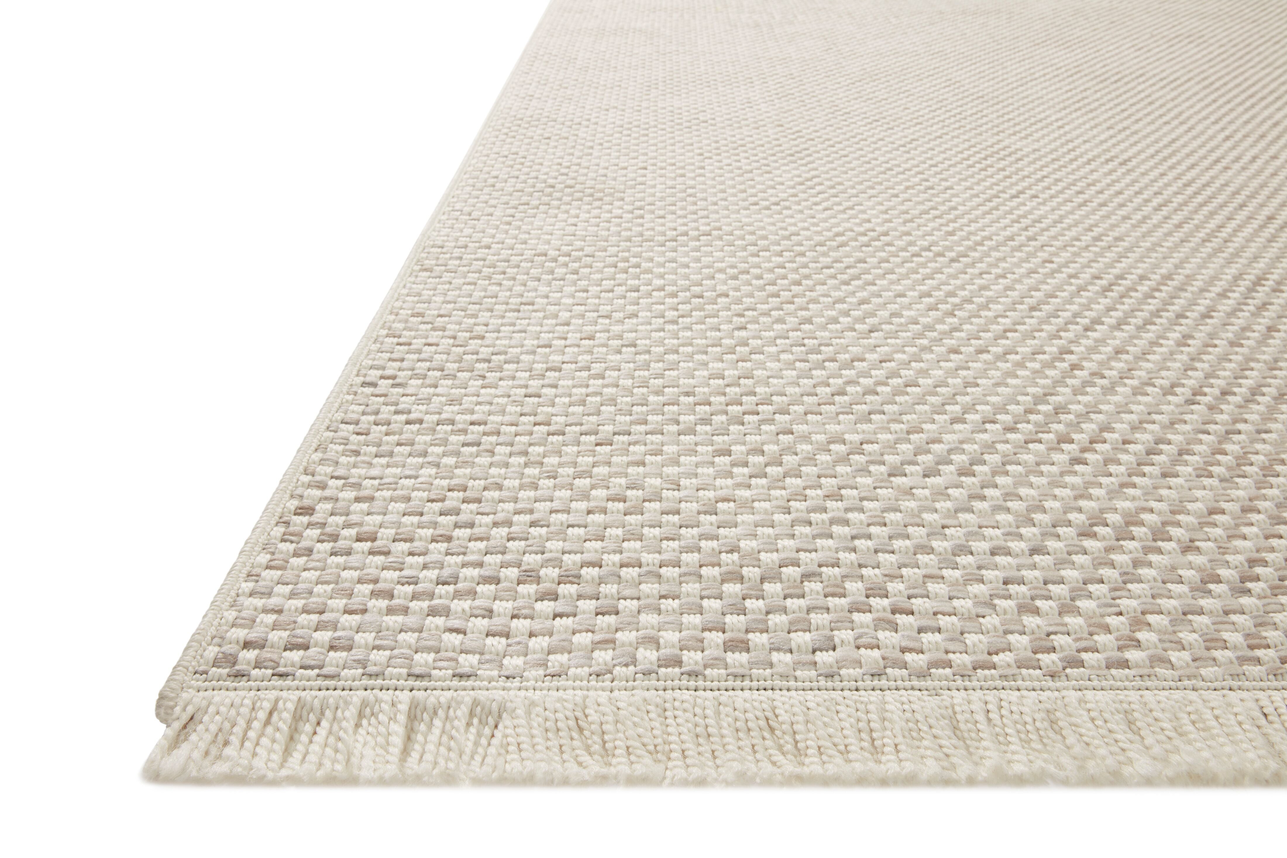 Amber Lewis x Loloi Malibu Ivory / Dove Rug No. 05 5-Rugs - indoor/outdoor Loloi