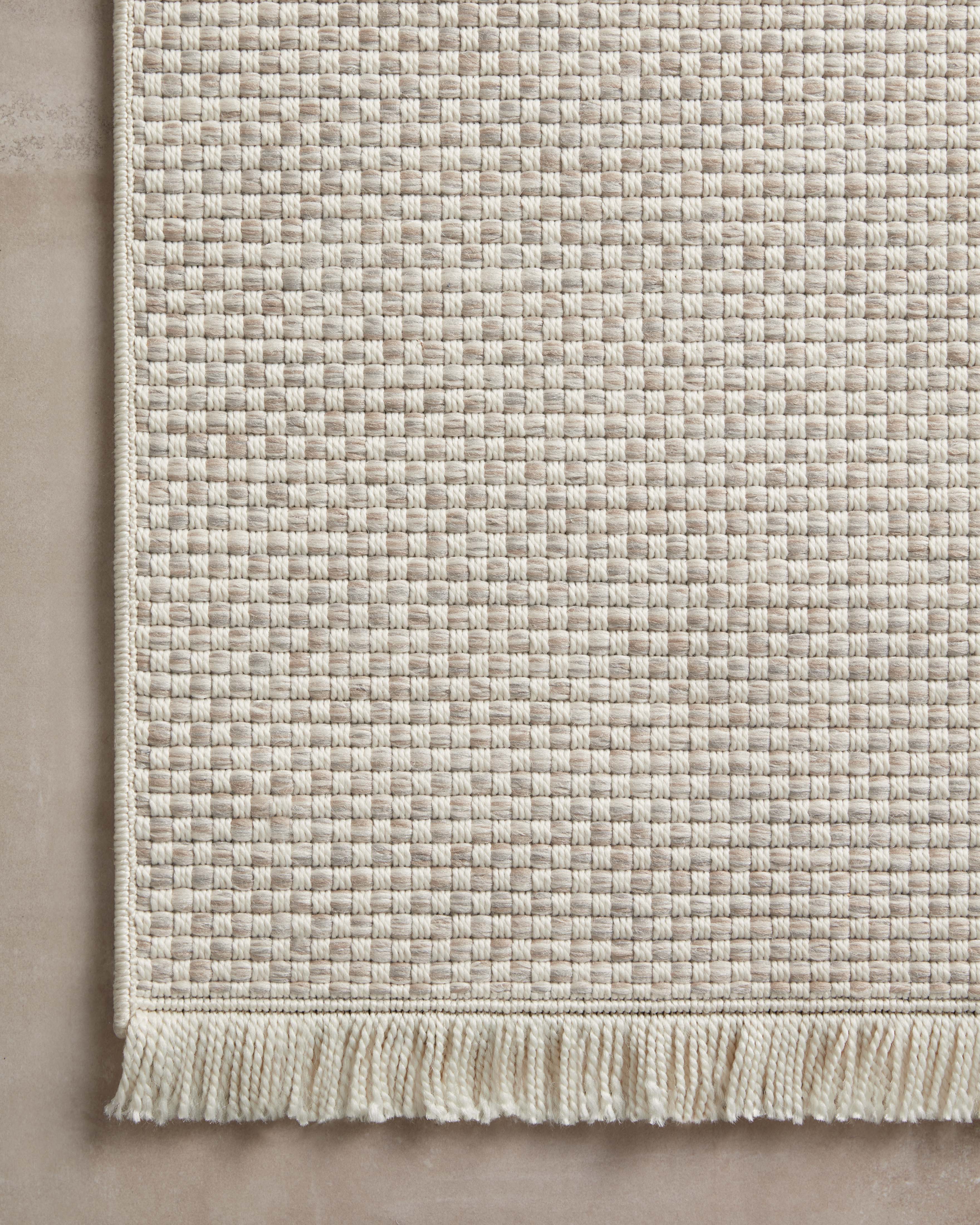 Amber Lewis x Loloi Malibu Ivory / Dove Rug No. 05 5-Rugs - indoor/outdoor Loloi