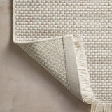 Amber Lewis x Loloi Malibu Ivory / Dove Rug No. 05 5-Rugs - indoor/outdoor Loloi