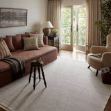 Amber Lewis x Loloi Malibu Ivory / Dove Rug No. 05 5-Rugs - indoor/outdoor Loloi