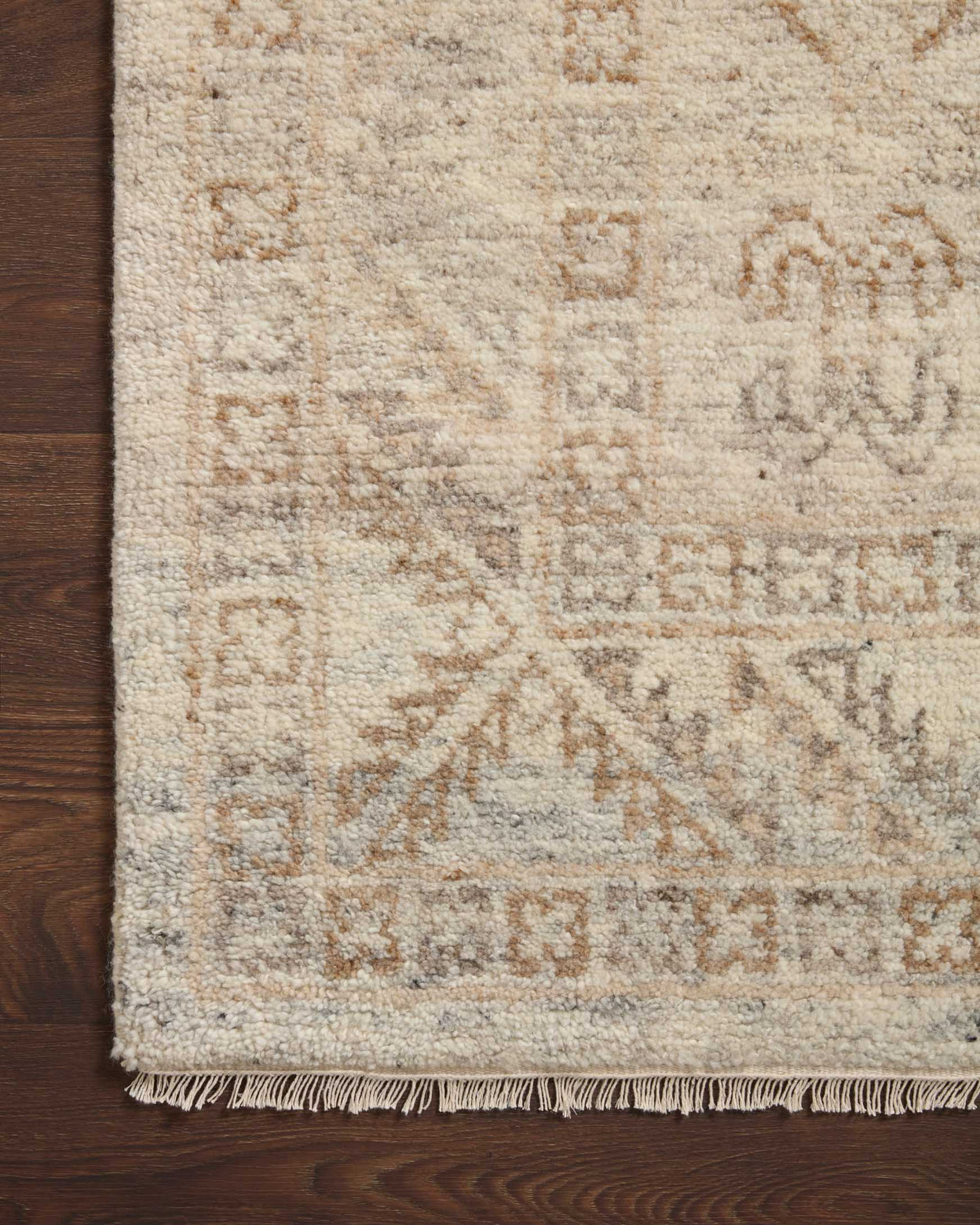 Loloi Marco Natural / Mocha Rug RUGS - wool Loloi