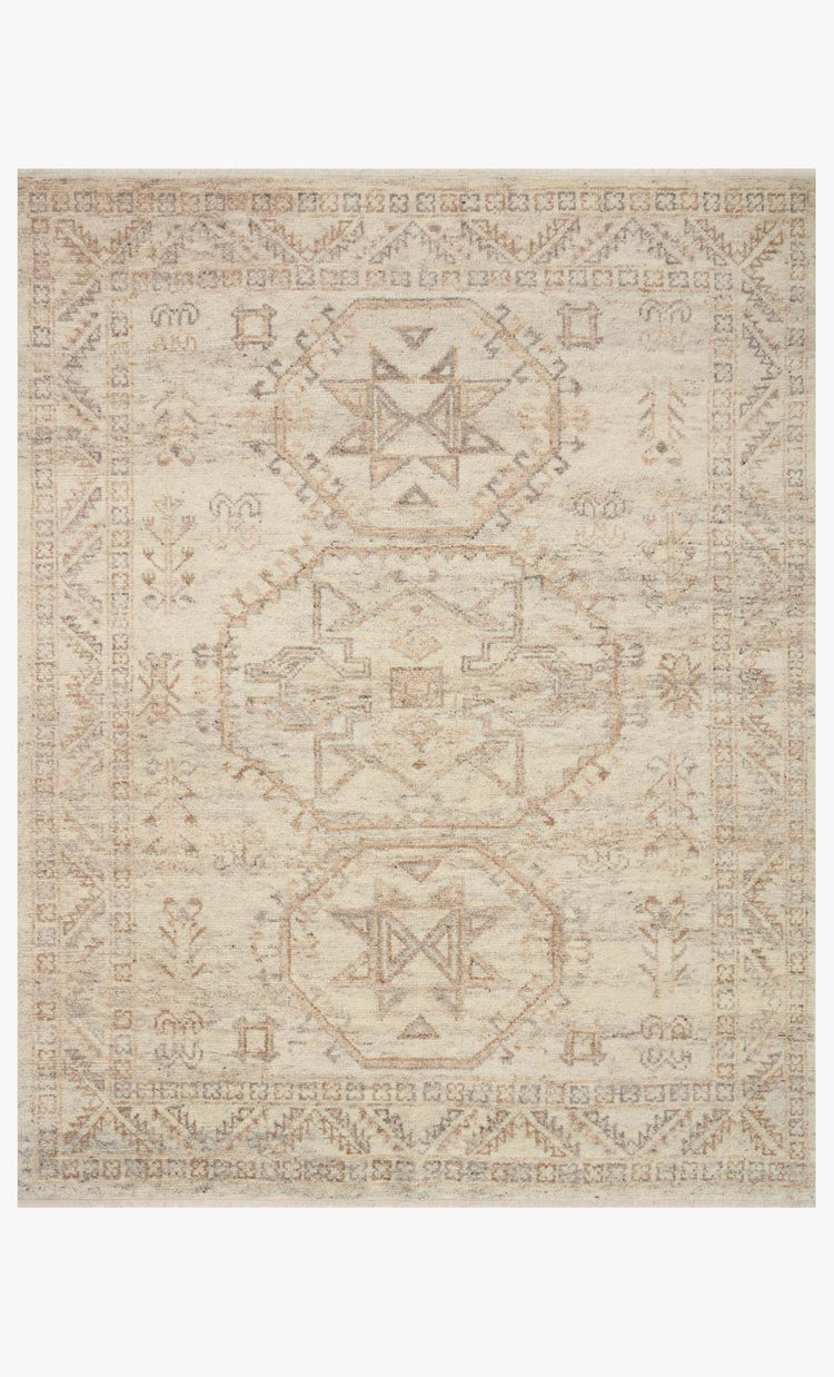 Loloi Marco Natural / Mocha Rug RUGS - wool Loloi