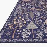 Rifle Paper Co. X Loloi/ Menagerie Forest Navy Rug 3 - RUGS - patterned Loloi