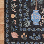 Rifle Paper Co. X Loloi/ Menagerie Camont Black Rug 3 - RUGS - patterned Loloi