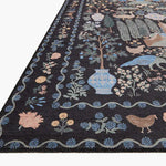 Rifle Paper Co. X Loloi/ Menagerie Camont Black Rug 3 - RUGS - patterned Loloi