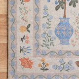 Rifle Paper Co. X Loloi/ Menagerie Camont Cream Rug 3 - RUGS - patterned Loloi