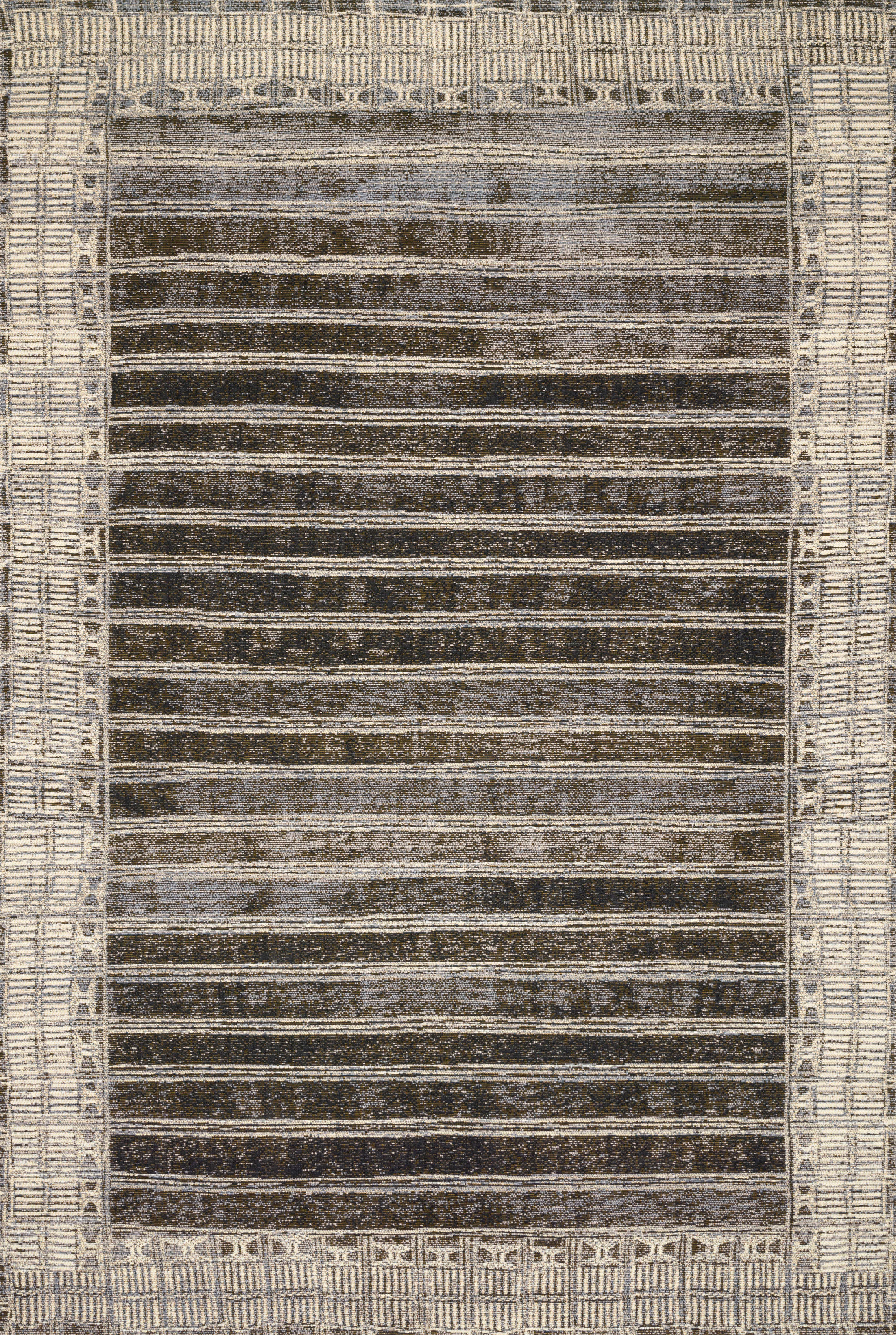 Loloi Mika Charcoal / Ivory Outdoor Rug 5-Rugs - indoor/outdoor Loloi