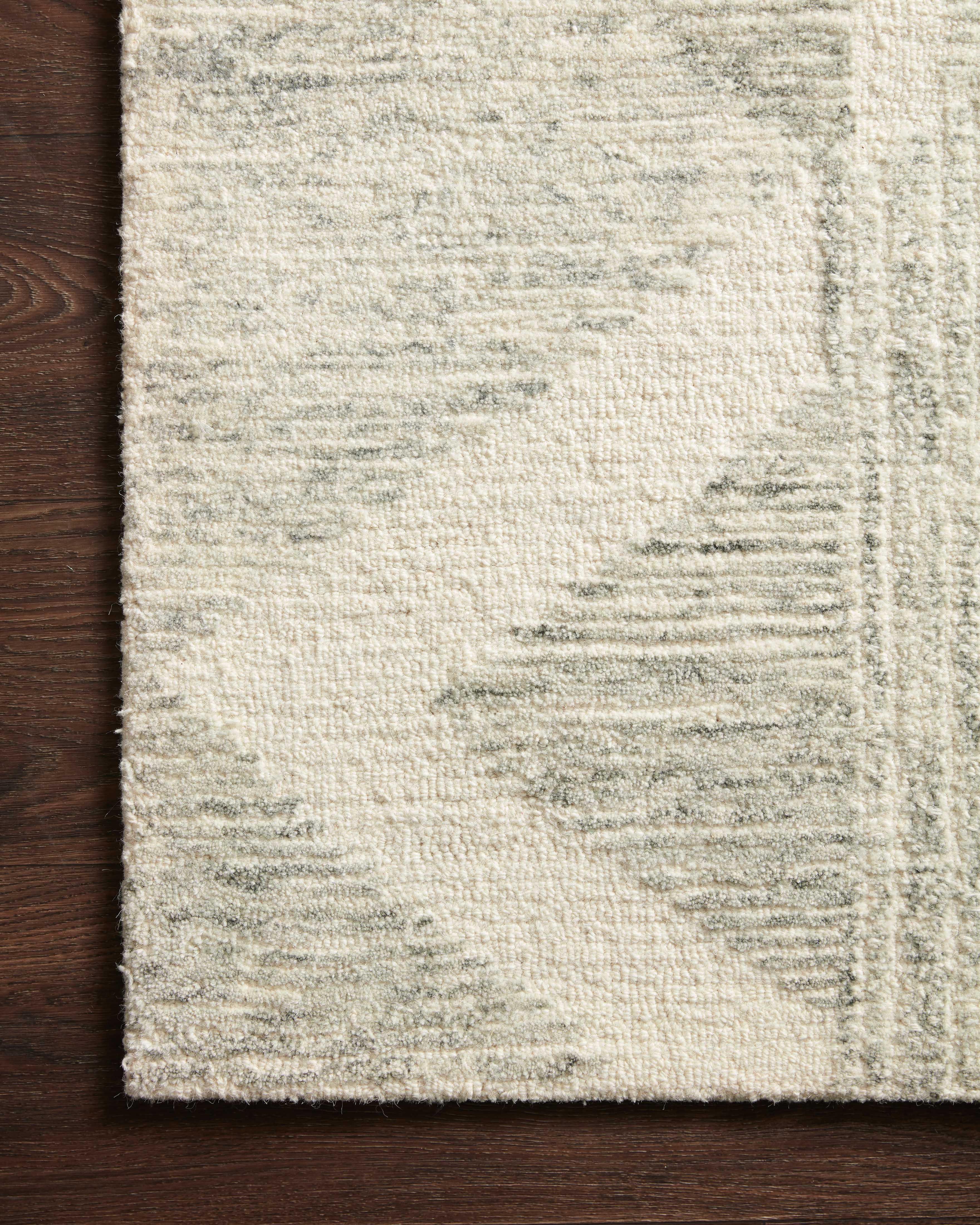 Loloi Milo Lt Grey / Granite Rug 0-RUGS-wool Loloi