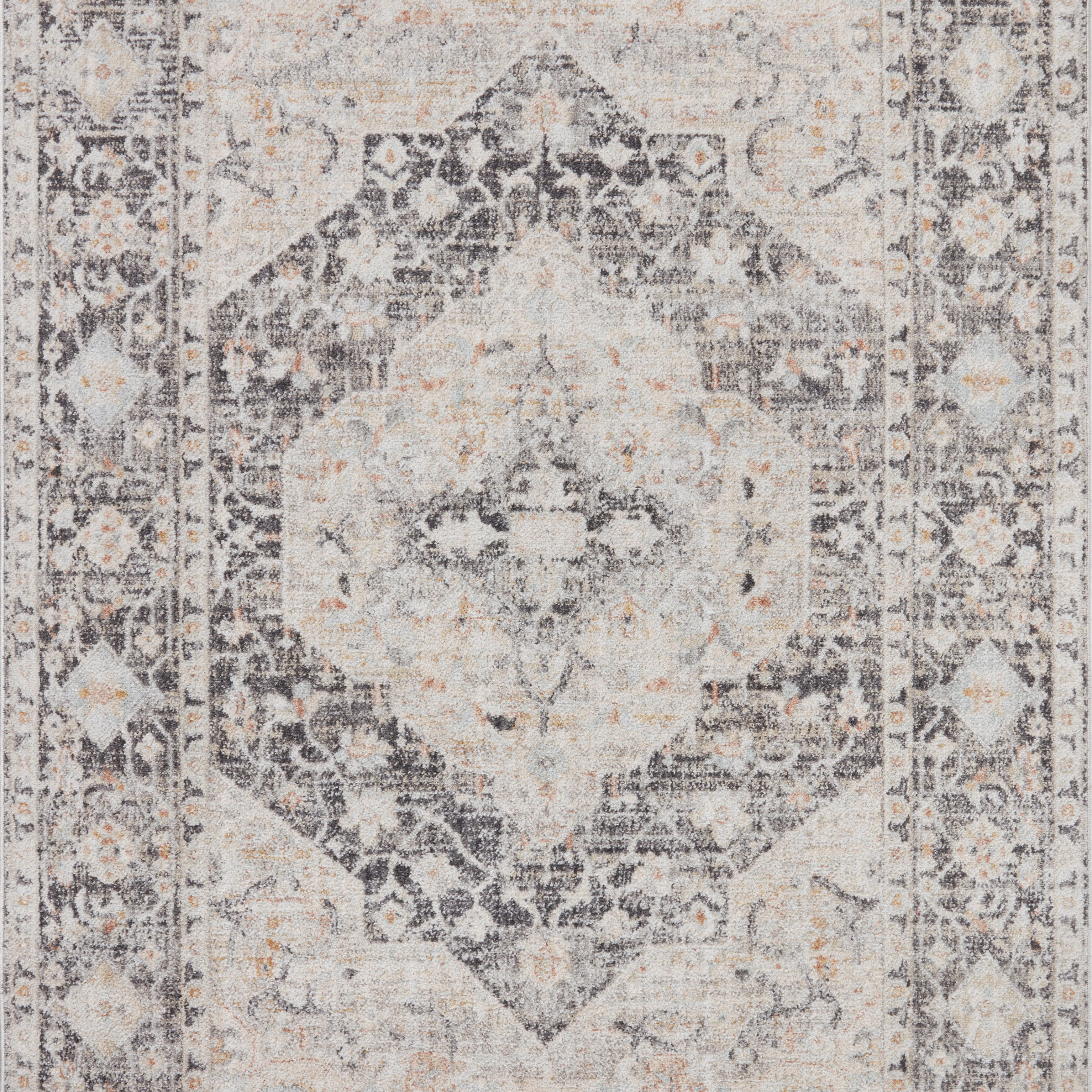Loloi Monroe Charcoal / Multi Rug 0-RUGS-patterned Loloi
