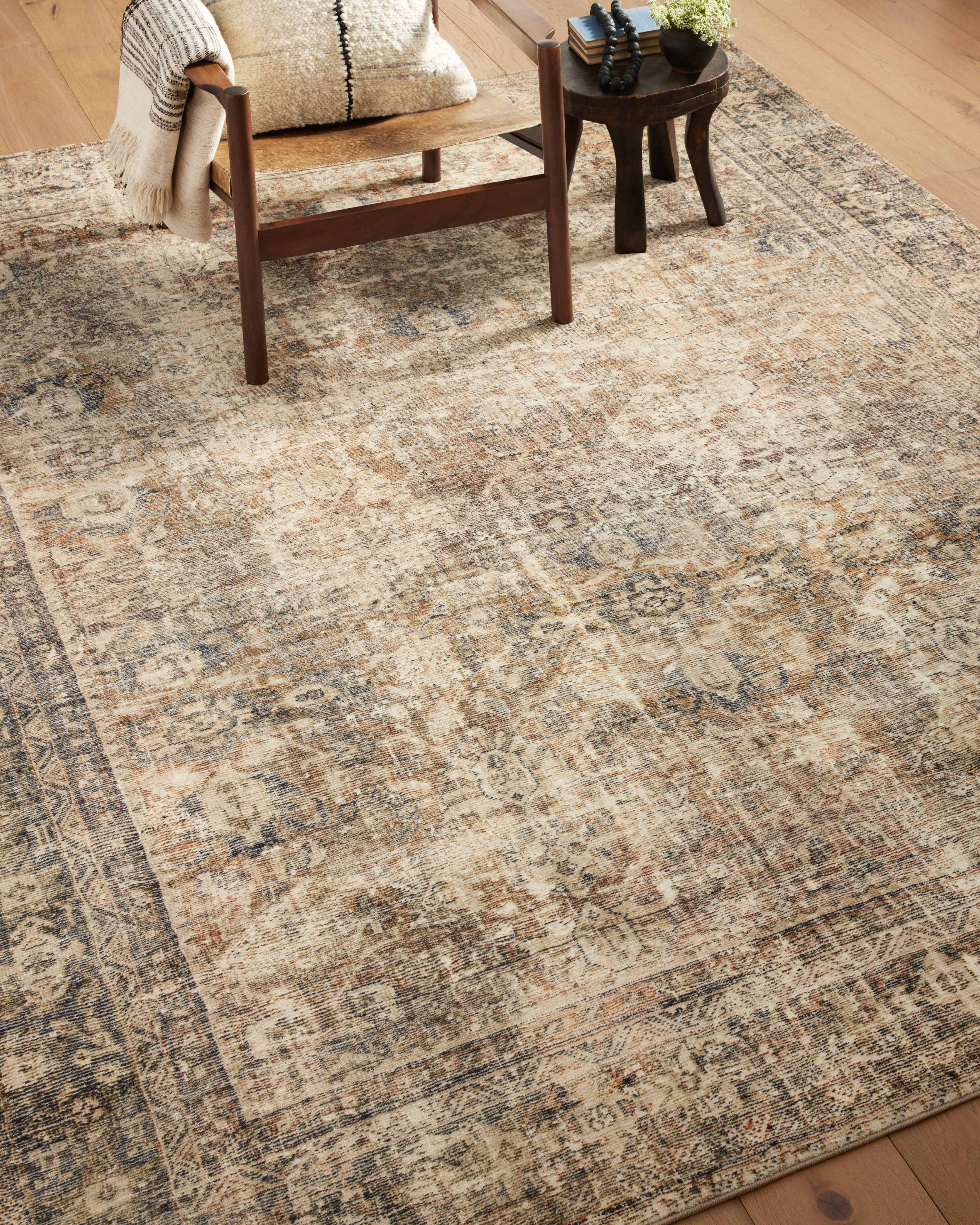 Amber Lewis x Loloi Morgan Sunset / Ink 0-patterned rugs Loloi