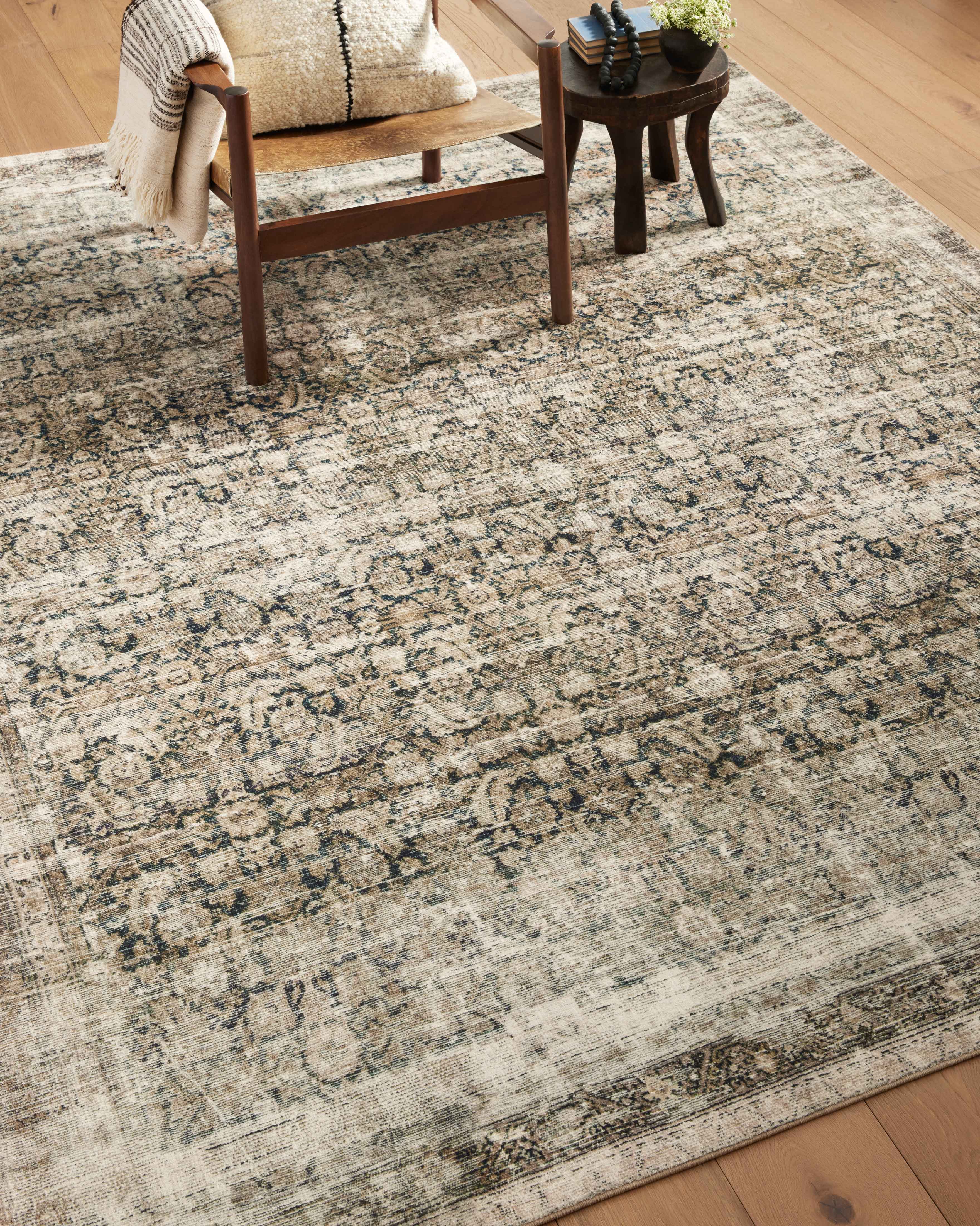 Amber Lewis x Loloi Morgan Navy / Sand 0-patterned rugs Loloi