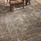 Amber Lewis x Loloi Morgan Denim / Multi 0-patterned rugs Loloi