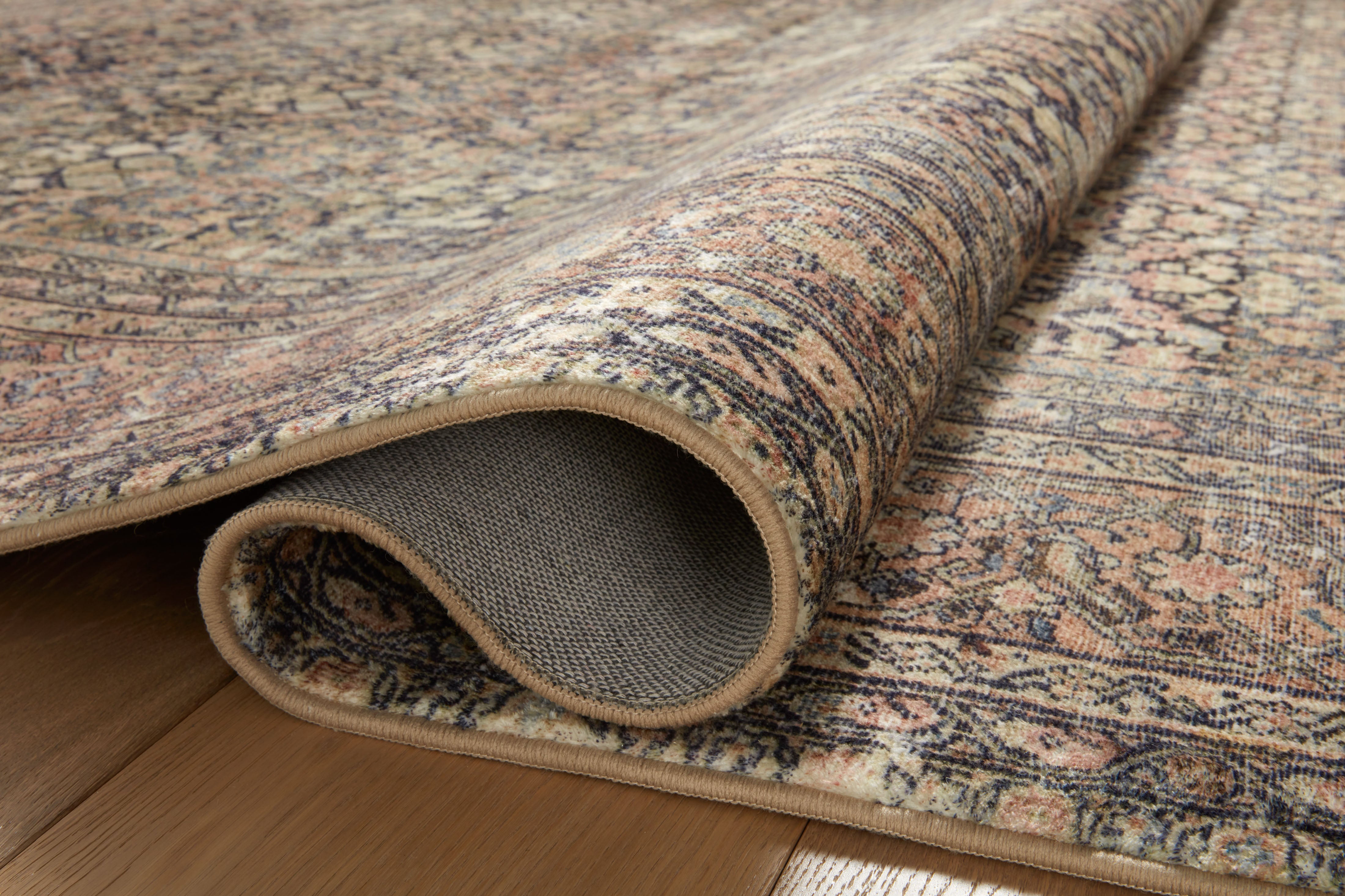 Amber Lewis x Loloi Morgan Denim / Multi 0-patterned rugs Loloi