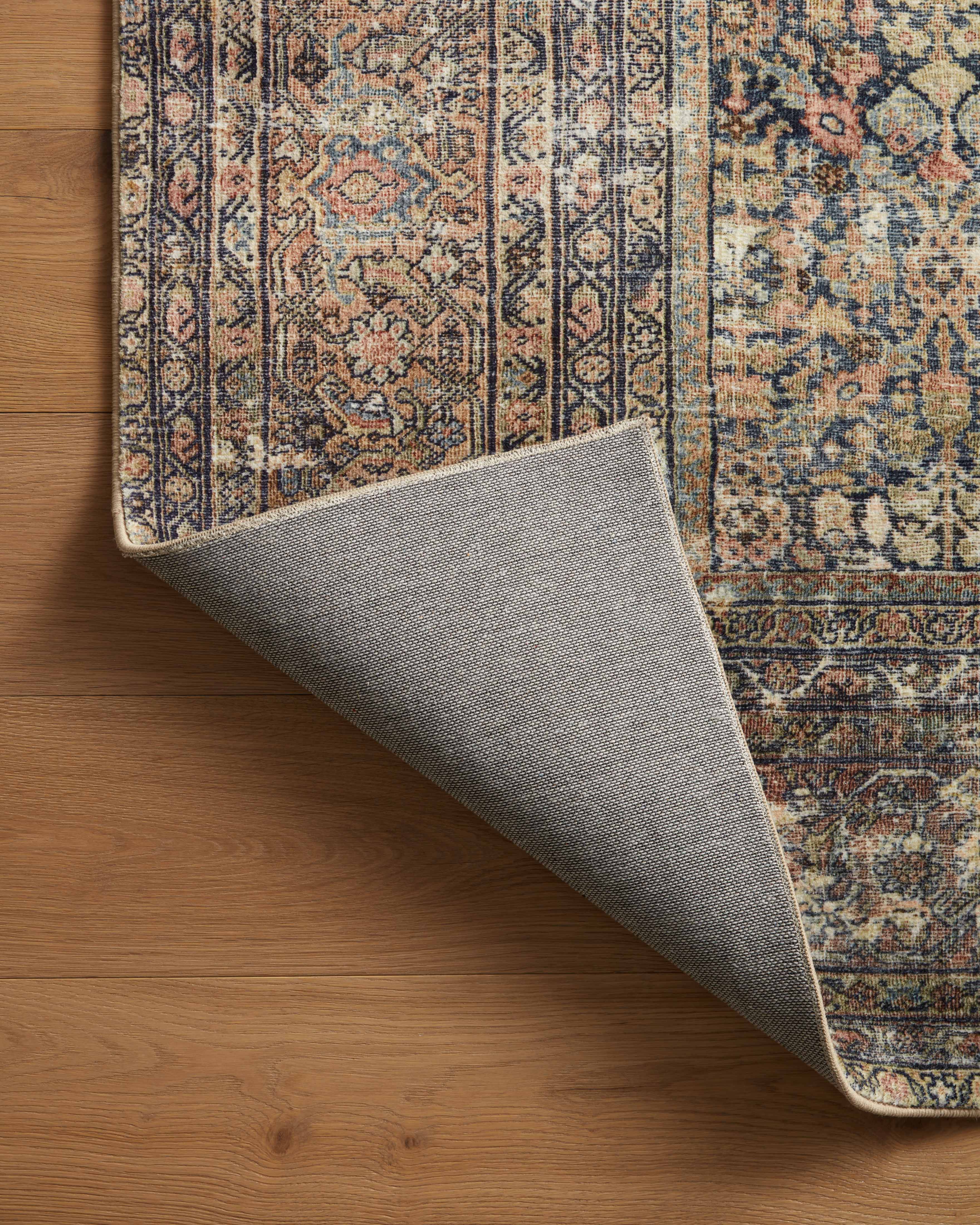 Amber Lewis x Loloi Morgan Denim / Multi 0-patterned rugs Loloi
