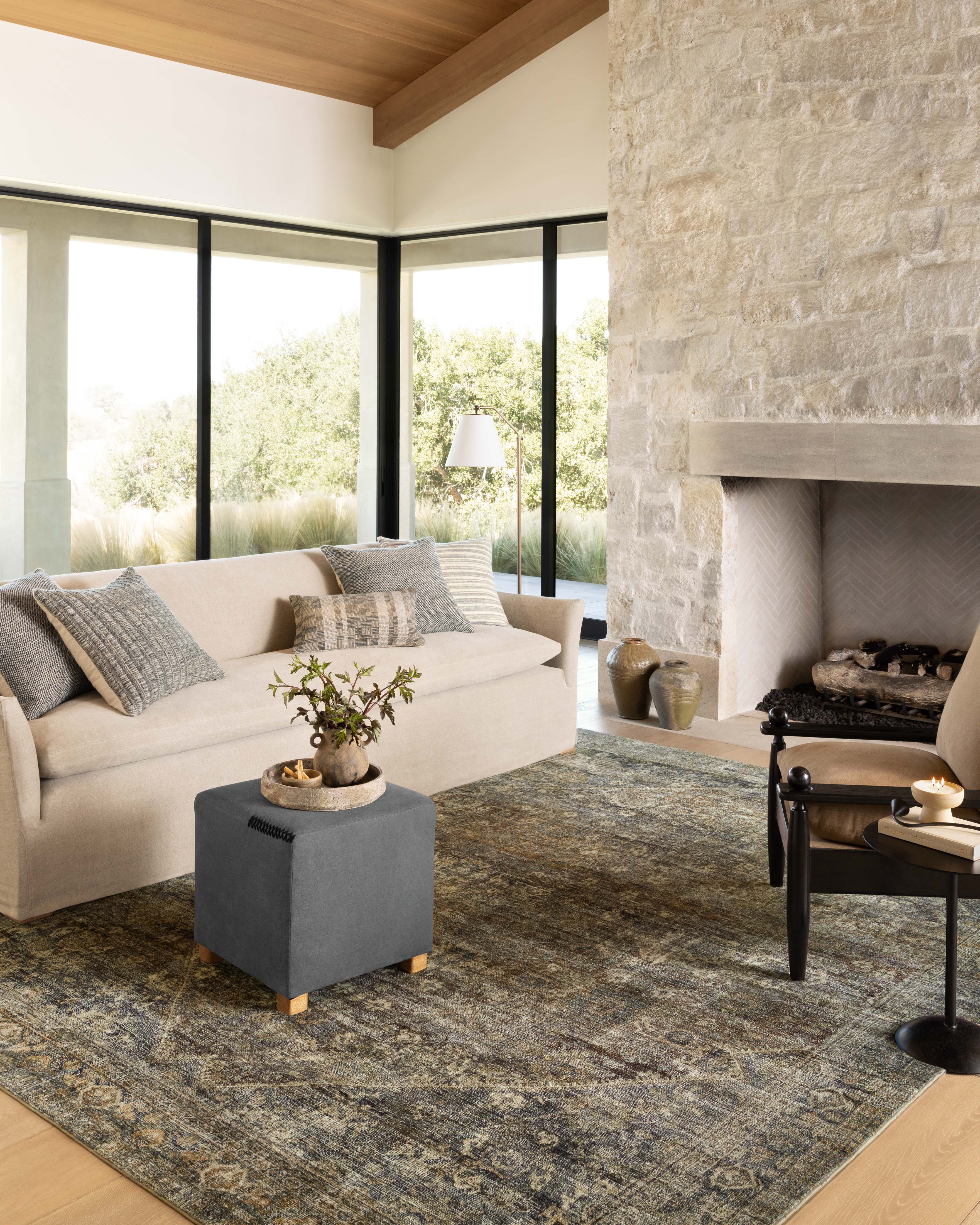 Amber Lewis x Loloi Morgan Spice / Lagoon 0-patterned rugs Loloi