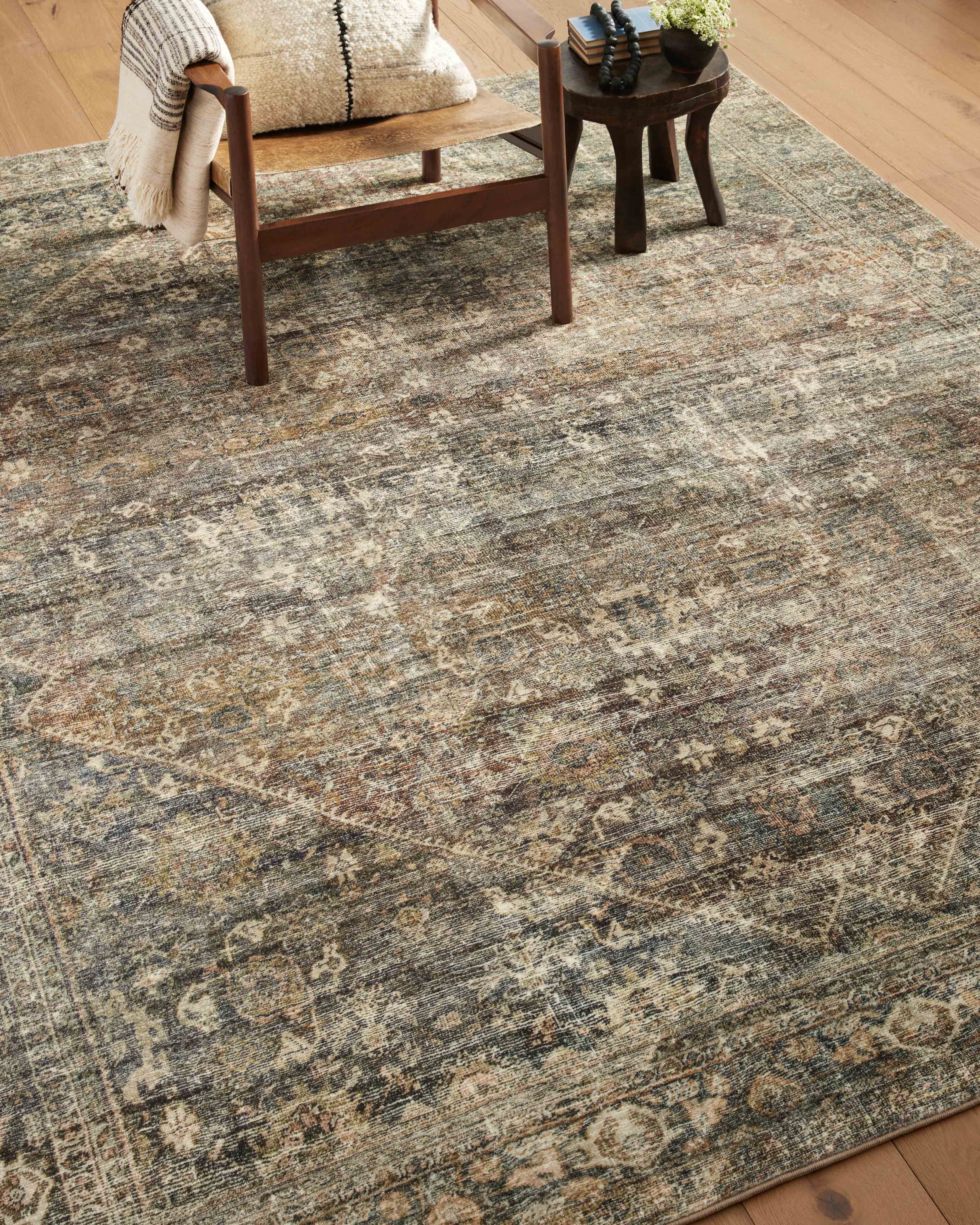 Amber Lewis x Loloi Morgan Spice / Lagoon 0-patterned rugs Loloi